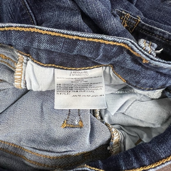 Old Navy Rockstar Low Rise Skinny Jeans Women's Size 2 Blue Med Wash 5-Pocket - Picture 5 of 6